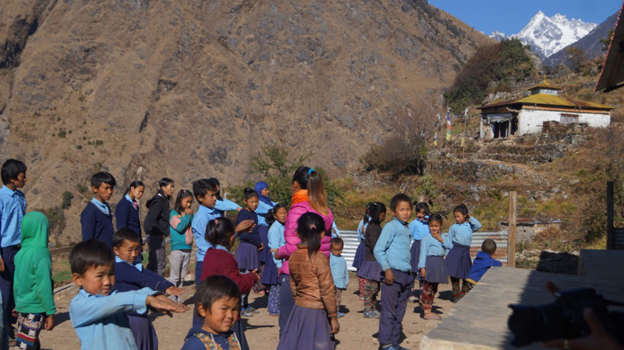 Tembathan Basic School in Sindhupalchok