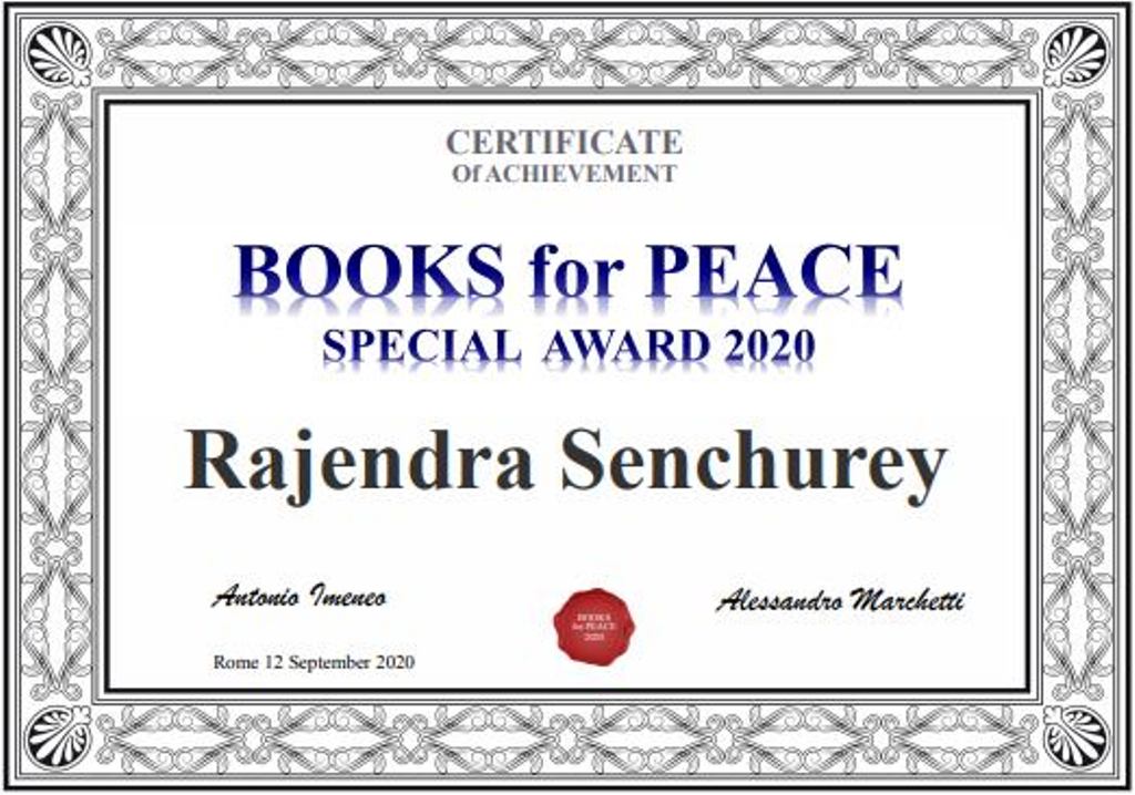 Books of peace special award 2020