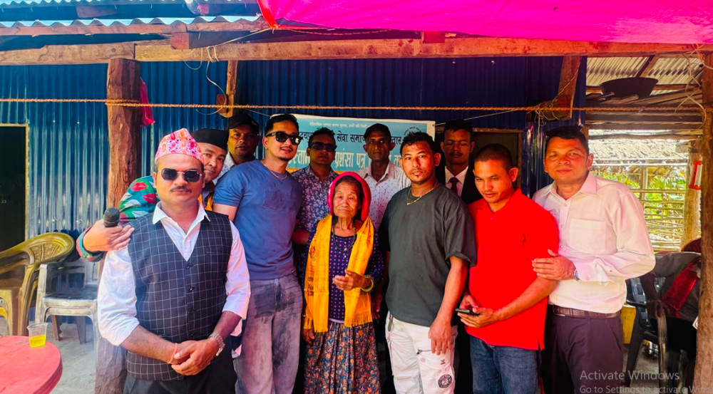 परदेशमा रहेका उदयपुरेले बनाइदिए दलमायाको घर