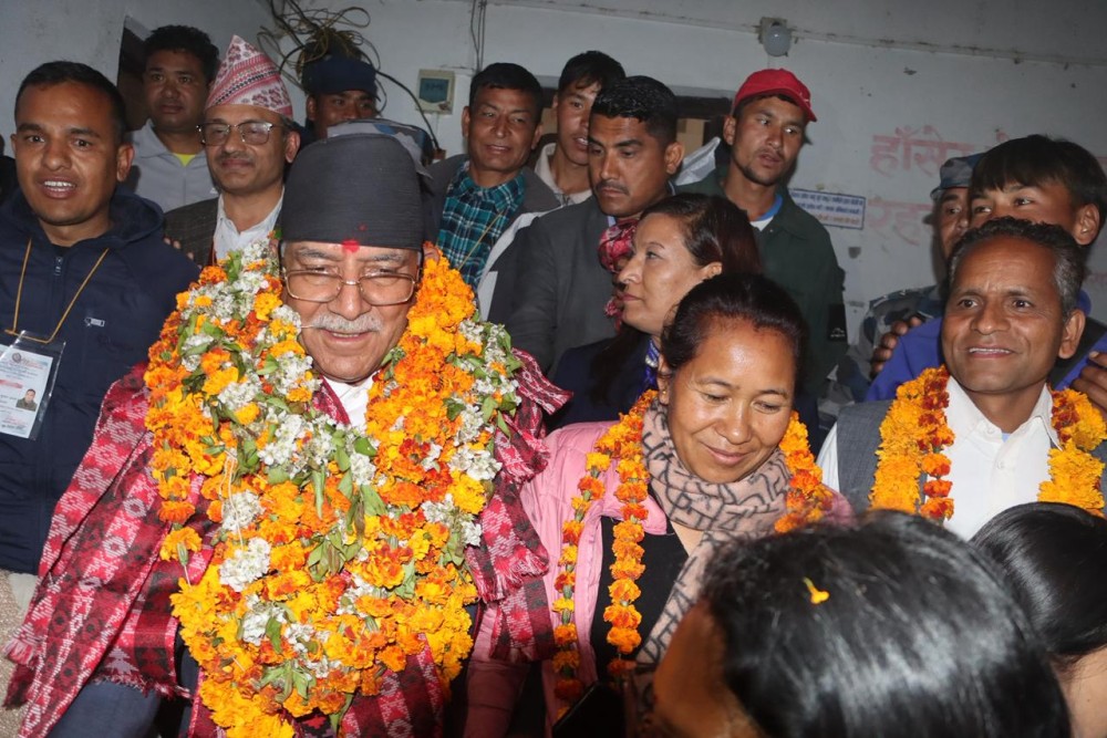 नेकपाकाे सात स्थानमा अग्रता