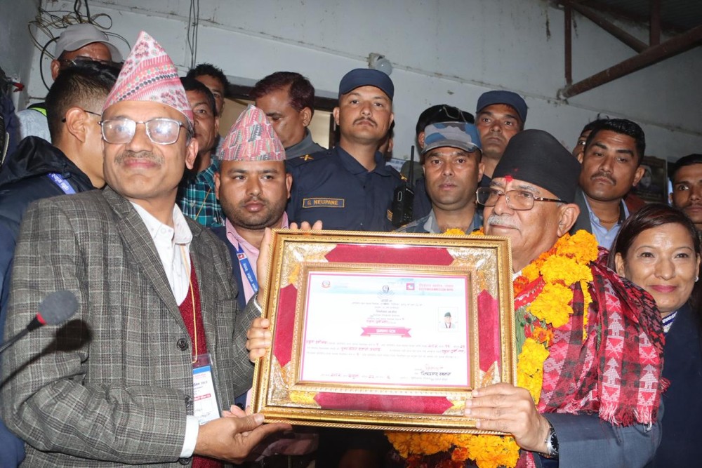 रुकुमपूर्वबाट प्रचण्डको ऐतिहासिक जित, पाँचौँ पटक प्रतिनिधिसभामा