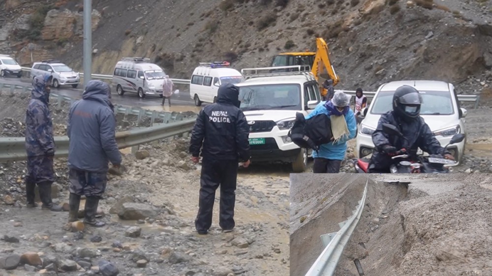 मुस्ताङमा मच्चायो बाढीले वितण्डा