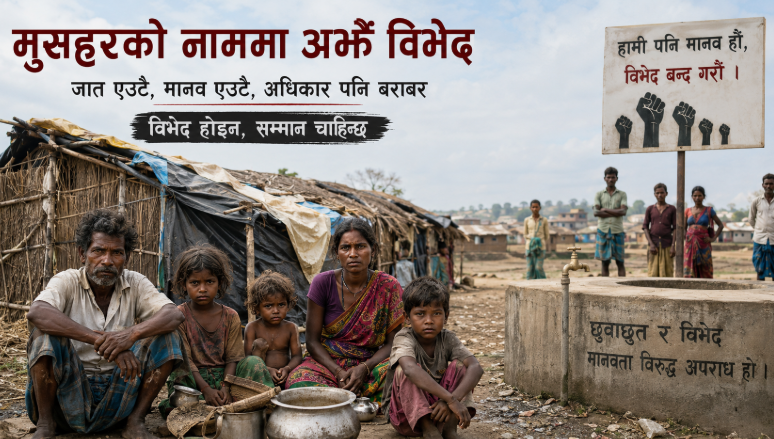 मुसहरको नाममा अझै विभेद 