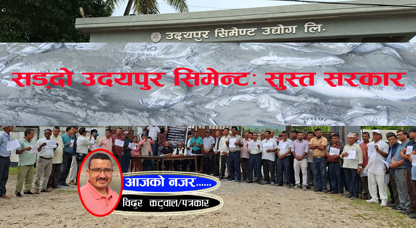 सड्दो उदयपुर सिमेन्टः सुस्त सरकार
