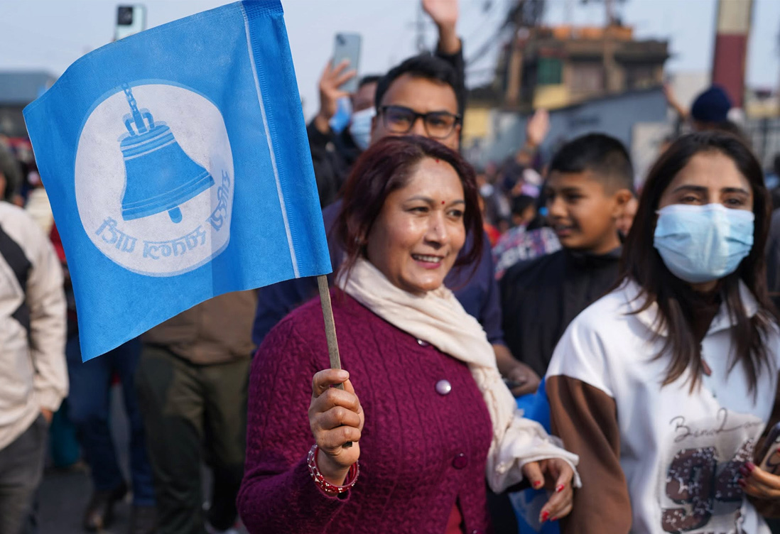 उपत्यकाकाे १४ क्षेत्रमा रास्वपा अगाडि