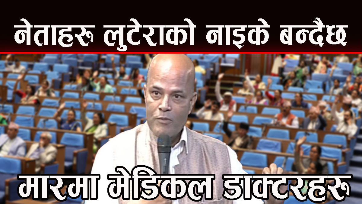 दुईटा एमाले भिसी नीति हुन्छ, दुईटा कांग्रेस नीति हुन्छ, डाक्टर नीति हुदैन