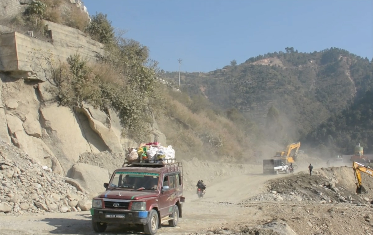 विपी राजमार्ग तिब्र गतिमा विस्तार हुँदै
