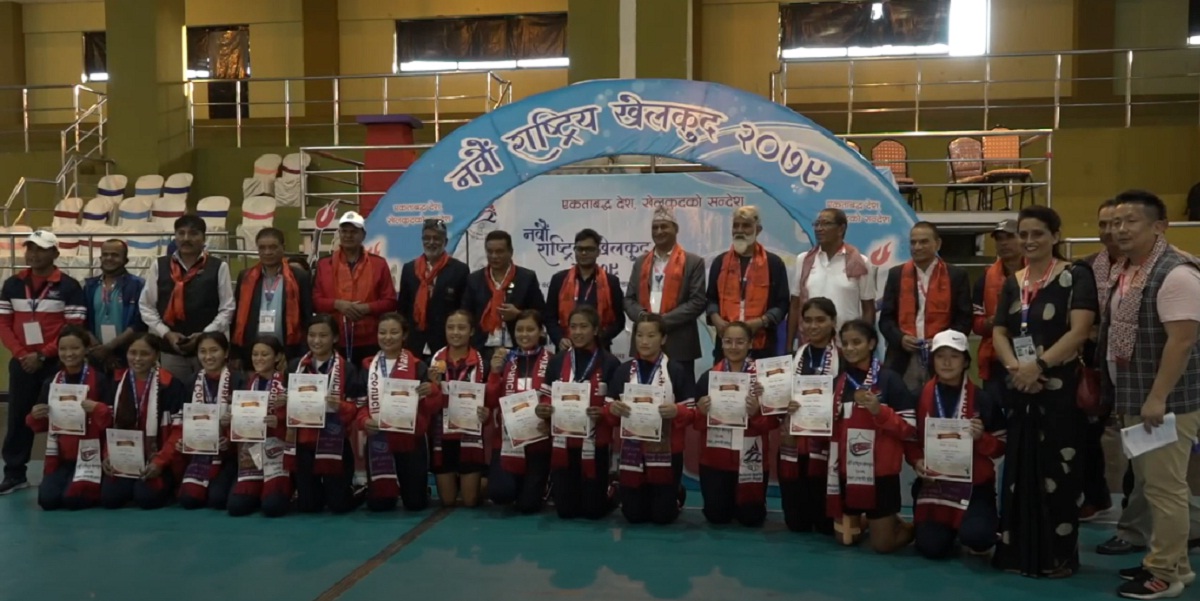 नवौँ राष्ट्रिय खेलकुद : ह्याण्डबलमा गण्डकी र सेनालाई स्वर्ण पदक