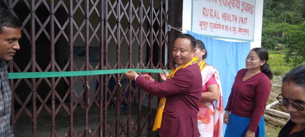 जुबुमा एकै दिन तीन कार्यालय भवन उदघाटन