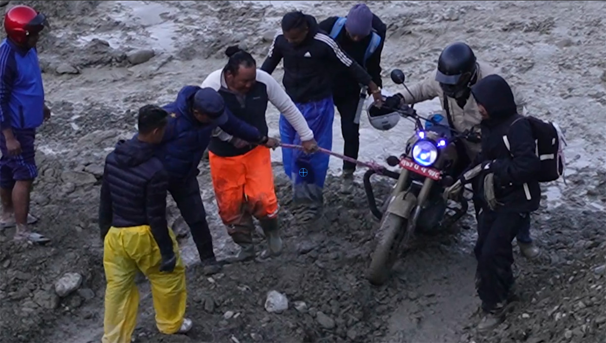 सेताम्मे हिउँ छिचोल्दै मिसन कोरला नाका यात्रा