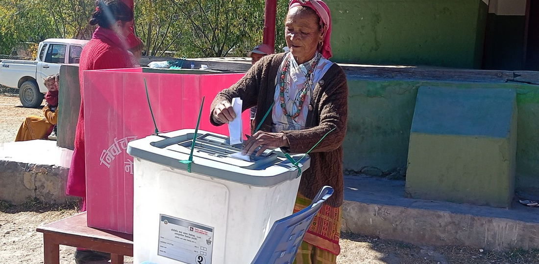 मुस्ताङकाे एक मतदानस्थलमा जम्मा ३६ मतदाता