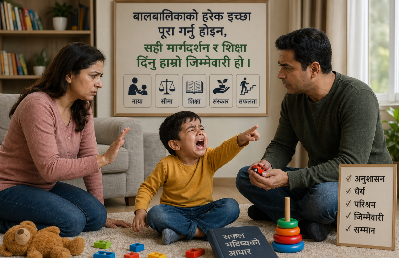 बालबालिकाको माग पूरा गर्ने गलत अभ्यास