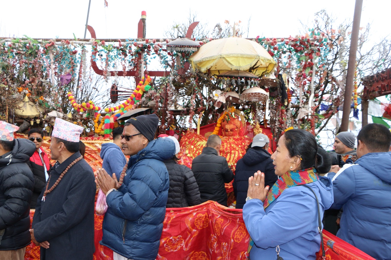 पाथीभरा देवीको २ लाख ३१ हजार भक्तजनले गरे दर्शन