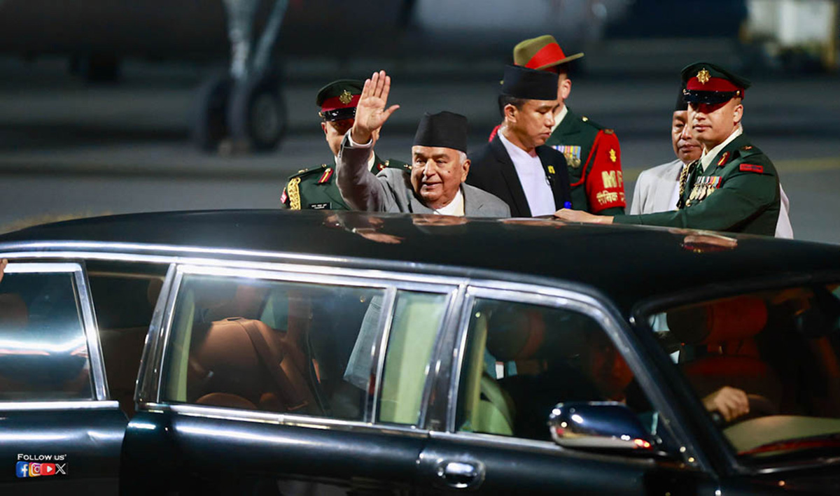 राष्ट्रपति रामचन्द्र पौडेल जापान प्रस्थान