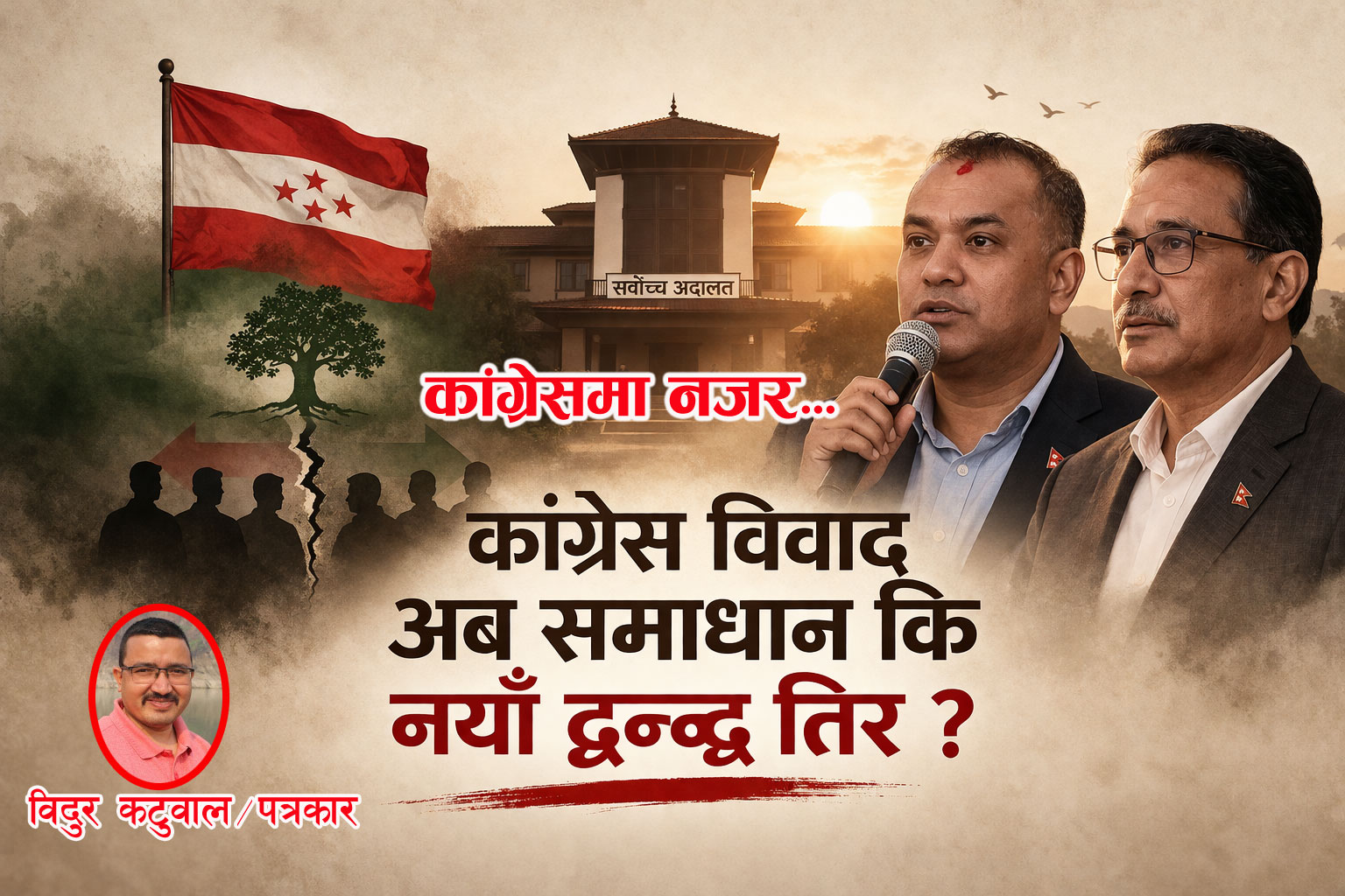 कांग्रेस विवाद अब समाधान कि नयाँ द्वन्द्व तिर ?