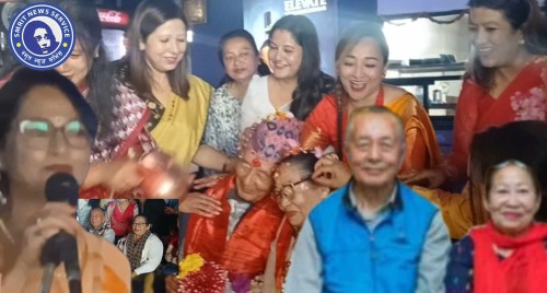 सर  गौरी क्षेत्रीको भव्य सम्मान || फेरि विवाहको माल्यार्पण  || विद्यार्थीहरुलाई छोरीचेली मानेर नखत्या ||