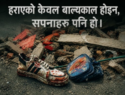 स्कूले झोलाभित्र बोकेको सुनौलो भविष्य