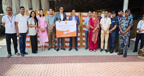 शाओमी नेपालद्वारा बाढीपीडितलाई सहयोग